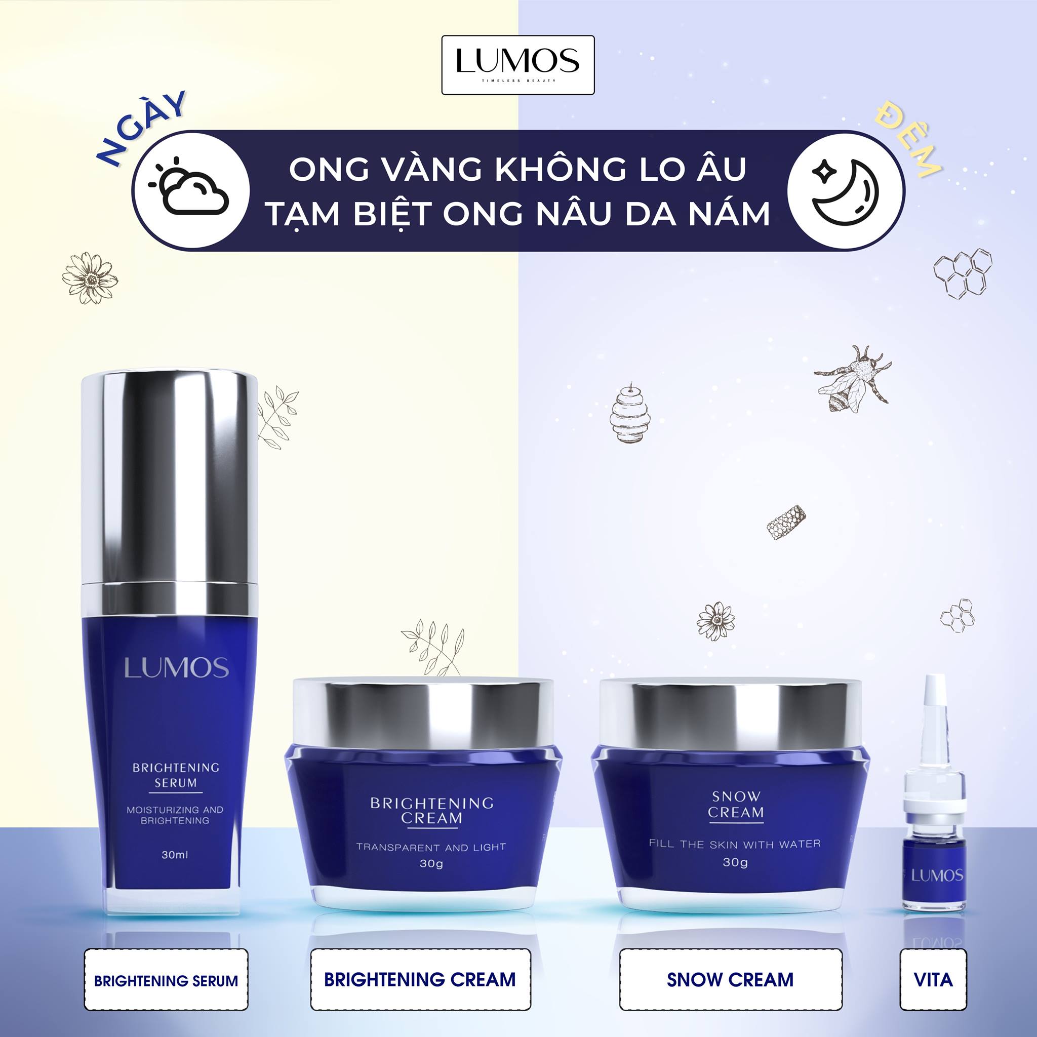 TỪ ONG NÂU THÀNH ONG VÀNG: BÍ QUYẾT BẬT SÁNG LÀN DA SUỐT 24H CÙNG LUMOS TỪ ONG NÂU THÀNH ONG VÀNG: BÍ QUYẾT BẬT SÁNG LÀN DA SUỐT 24H CÙNG LUMOS