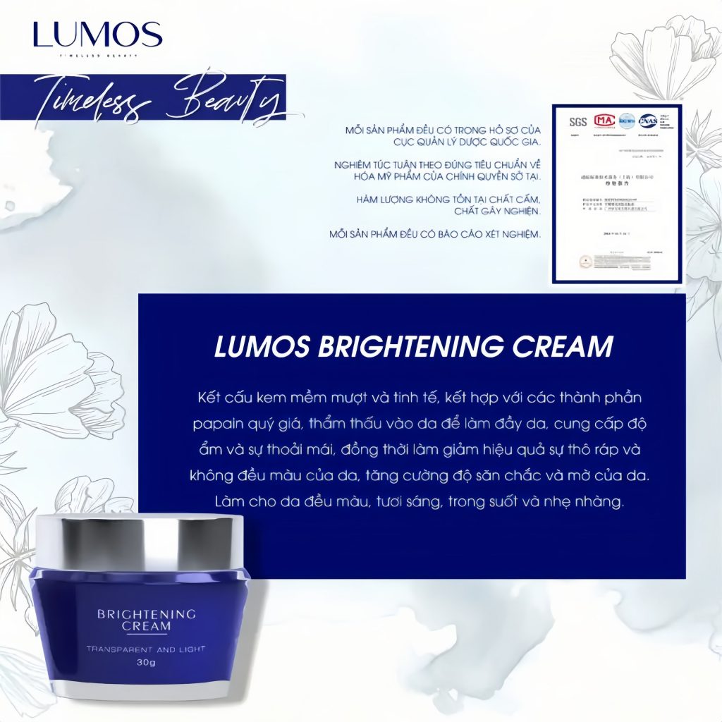Chiếu Sáng Làn Da Của Bạn Với Lumos Brightening Cream