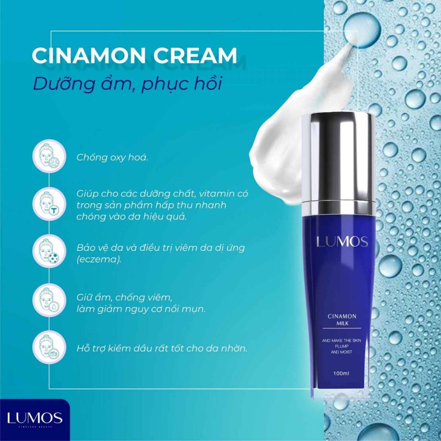 Lumos Cinamon Cream Phép Màu Đến Từ Vùng Hương Cảng