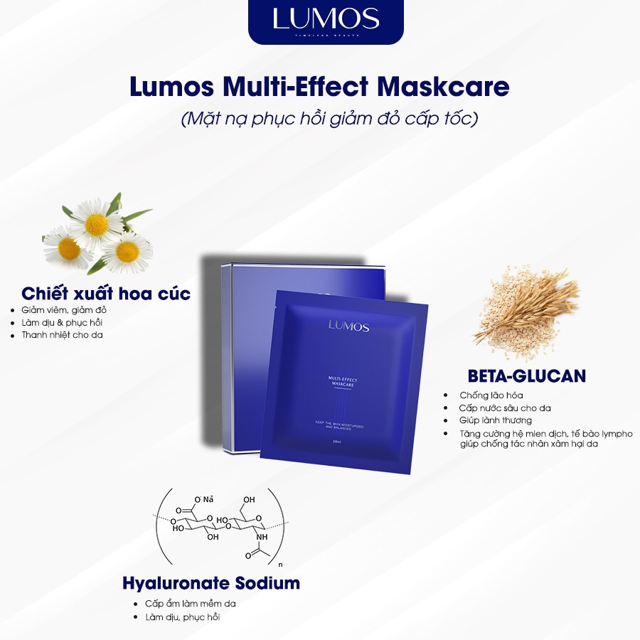Lumos Multi Effect MaskCare - Sức Sống Mới Cho Làn Da Của Bạn