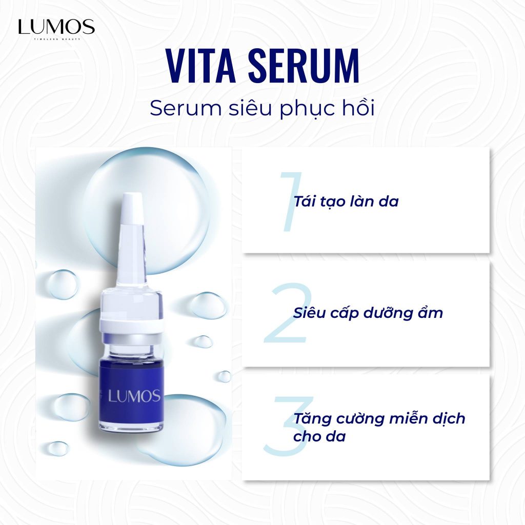 Tinh Chất Lumos Vita Serum - Tái Sinh Và Dưỡng Ẩm Cho Làn Da Căng Mọng