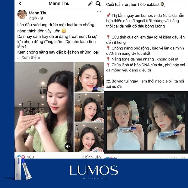Lumos Cosmetics là đơn vị phân phối mỹ phẩm Lumos chính hãng độc quyền duy nhất tại thị trường Việt Nam