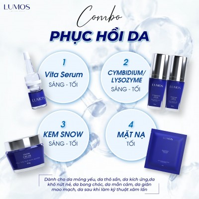 Combo Phục Hồi Da Toàn Diện LUMOS – Bí Quyết Đánh Thức Làn Da Sau Tổn Thương