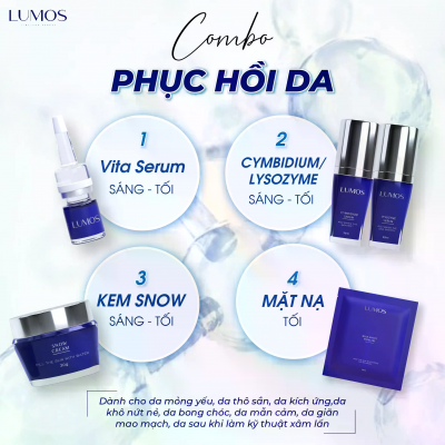 Combo Phục Hồi Da LUMOS – Khi làn da mong manh được tái sinh đúng cách